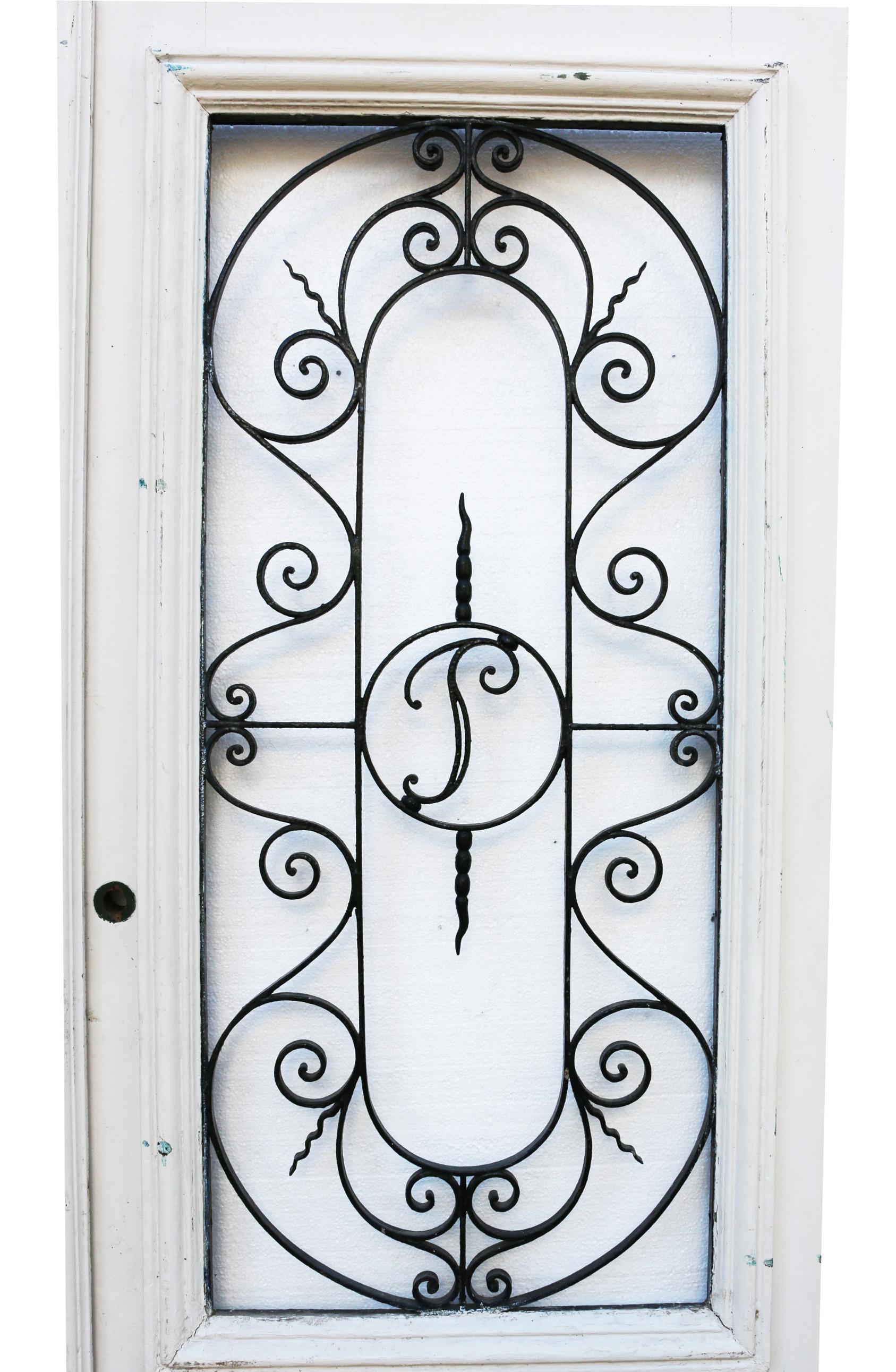 decorative iron panels for doors