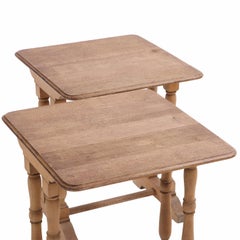 A Pair of French Oak Side Tables, C. 1900.