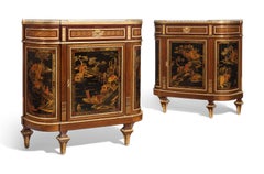 Pair of French Ormolu Cabinets of Louis XVI Style Last Quarter, 19th Century