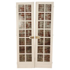 Pair of French Painted Doors, circa 1900