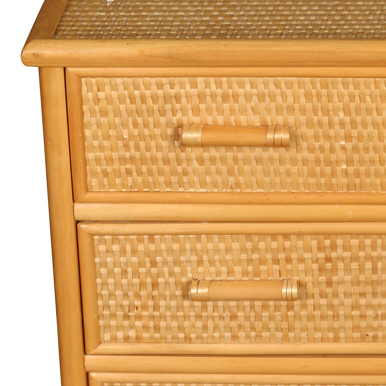 Una coppia di cassapanche francesi in rattan In condizioni buone in vendita a New York, NY