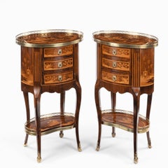 Pair of French Rosewood Occasional Tables