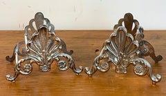 Pair of French Silver Plated Neoclassical Knife Rests