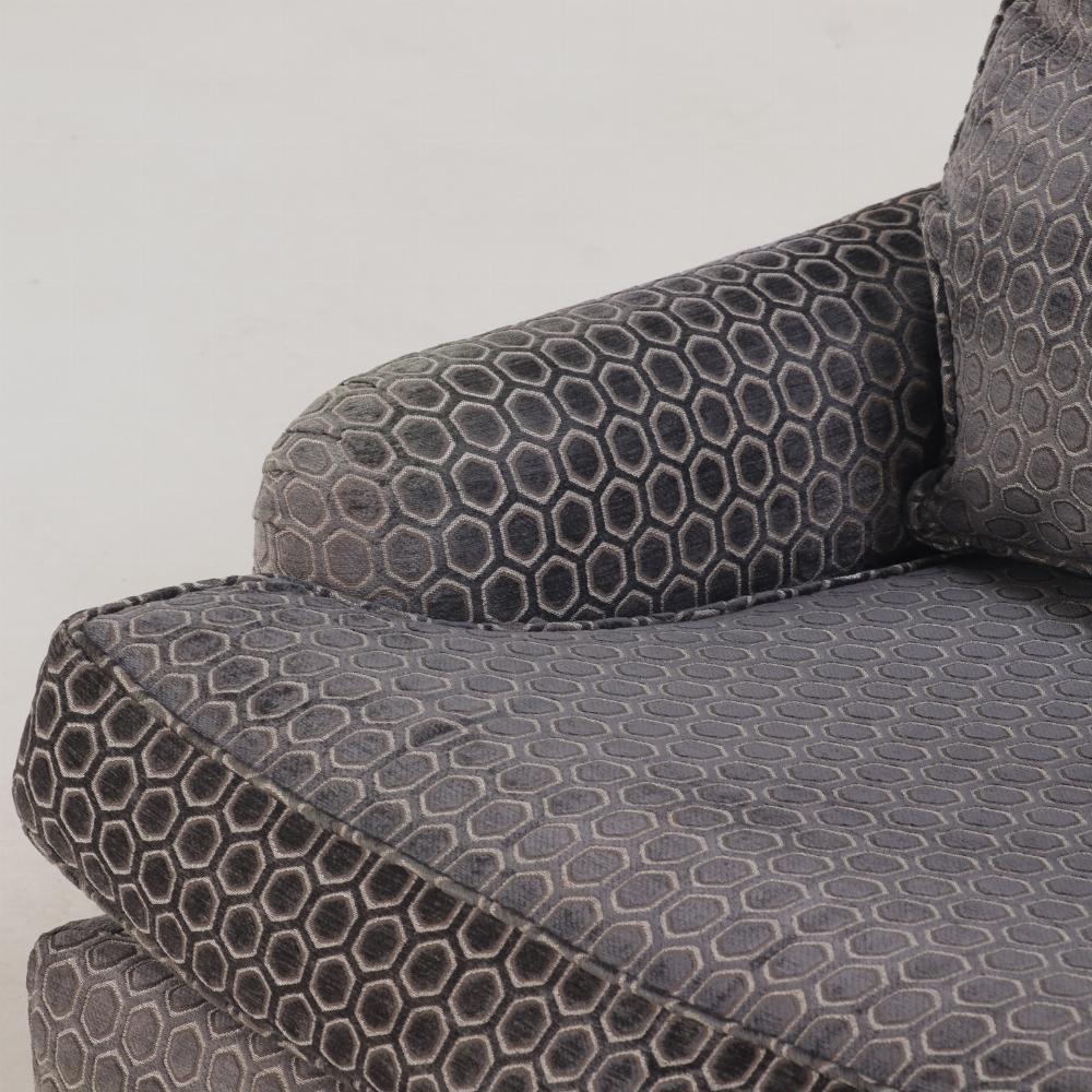 Contemporary A pair of French Upholstered Bergere Armchairs For Sale
