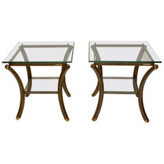 Pair of French Vintage Pierre Vandel Side Tables