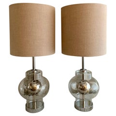 Zwei französische Vintage-Tischlampen aus dem Space Age, Space Age