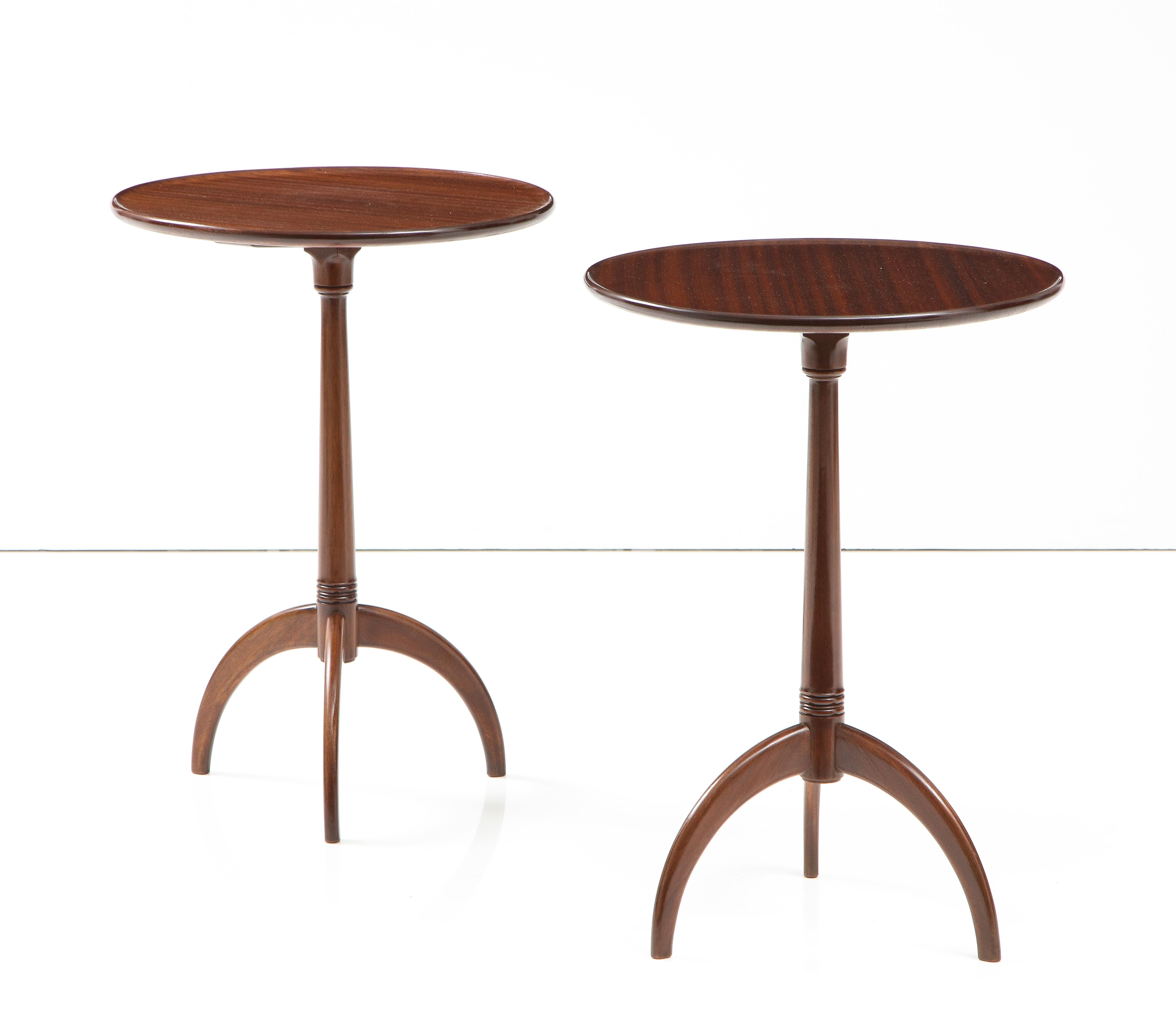 Pair of Frits Henningsen Side Tables, circa 1940s 3