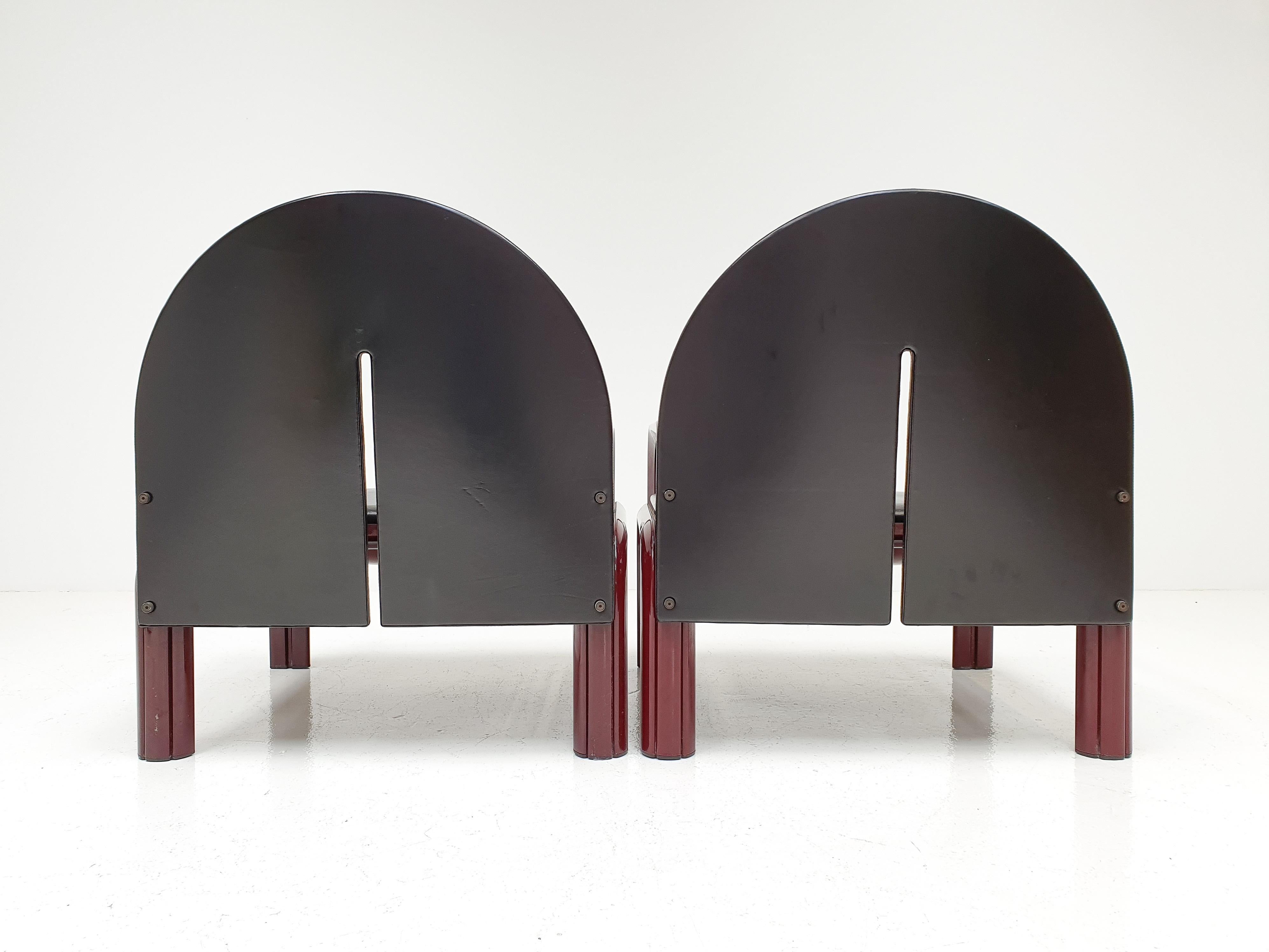 20th Century Pair of Gae Aulenti '54 L' Armchairs for Knoll International, 1976
