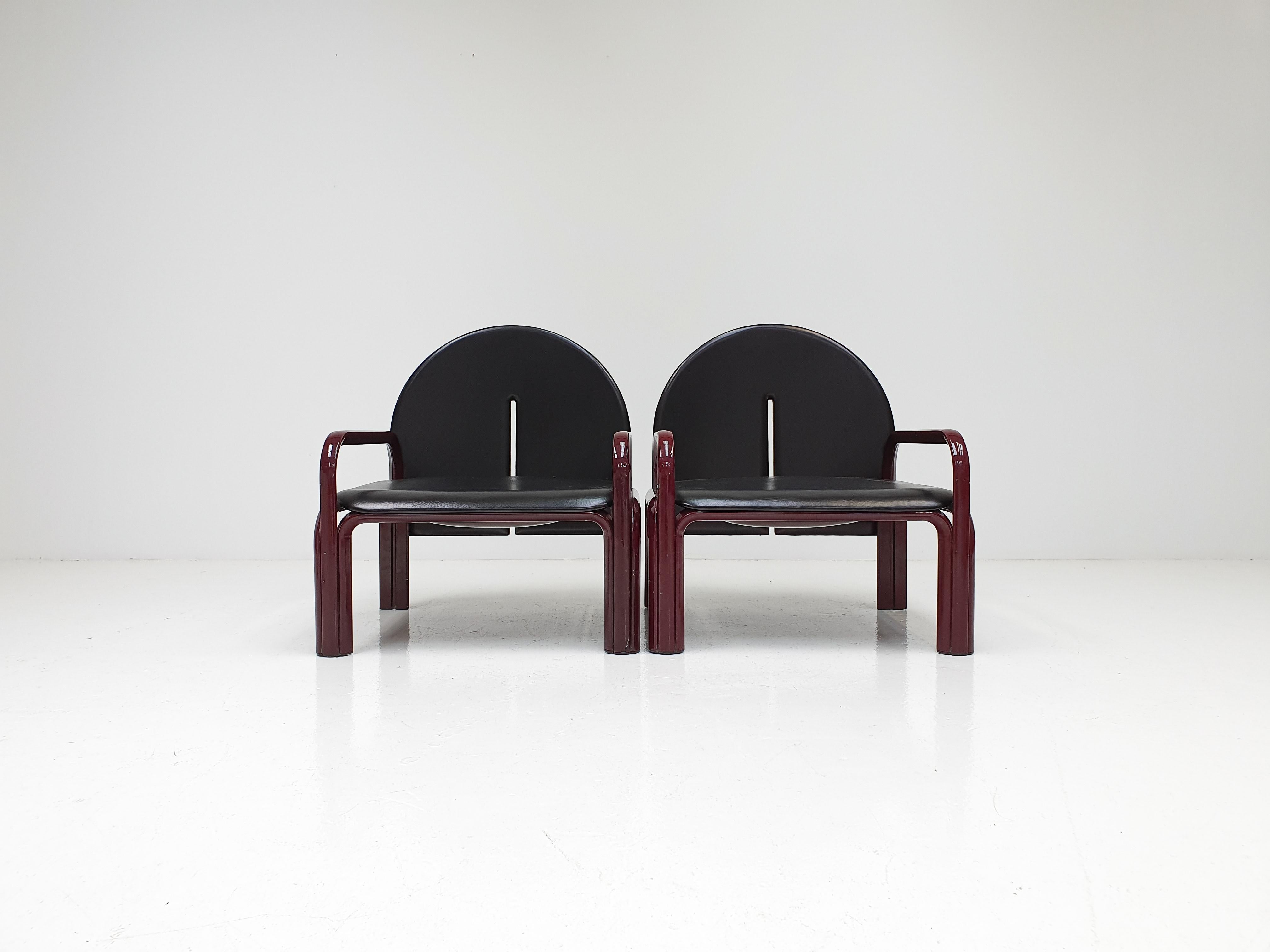 Pair of Gae Aulenti '54 L' Armchairs for Knoll International, 1976 1