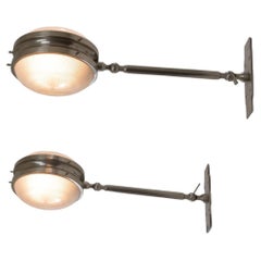 A Pair of Gamma Wall Lamps by Sergio Mazza for Artemide, 1960s