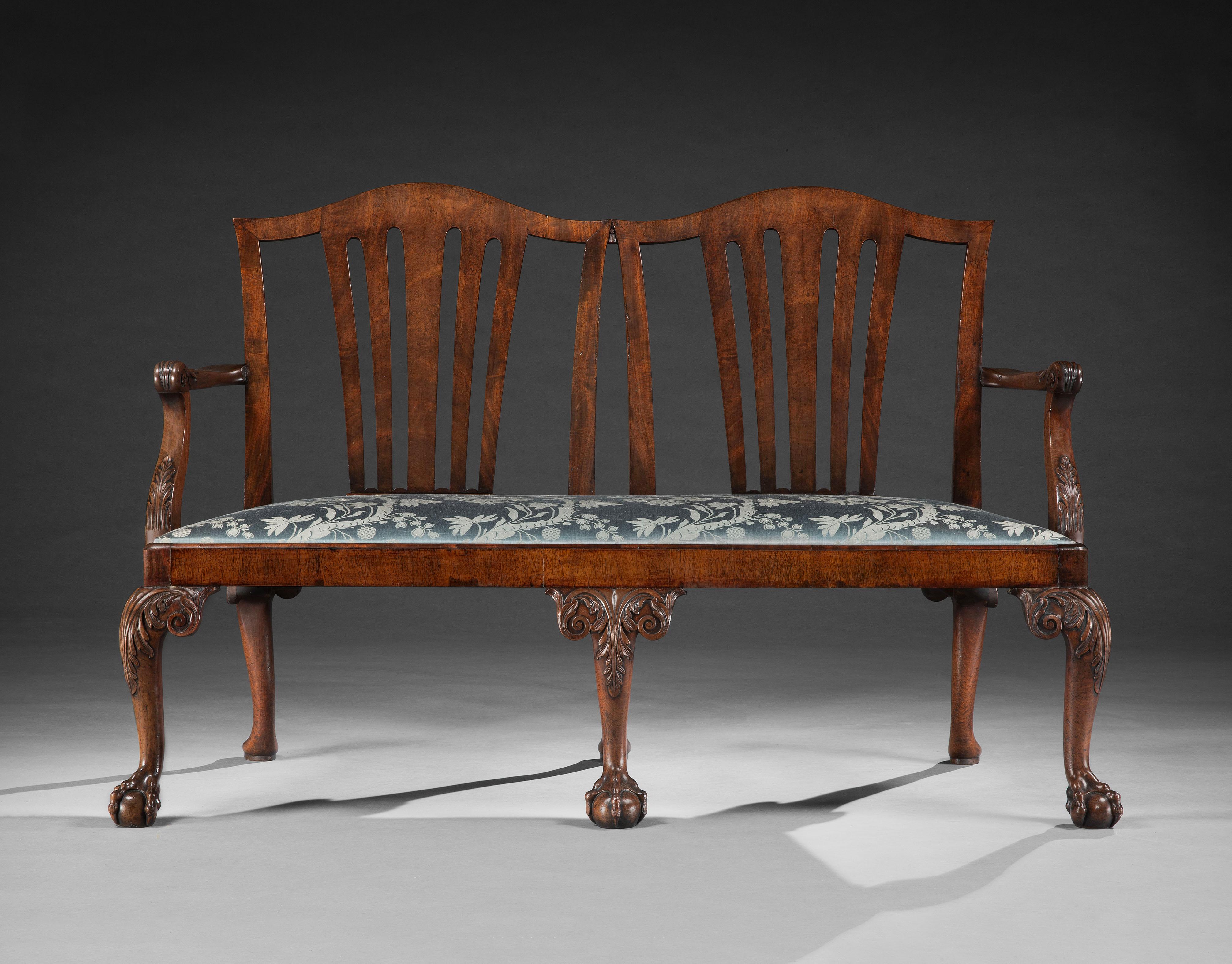 Paire de canapés à dossier de chaise George III Bon état - En vente à Dublin, GB
