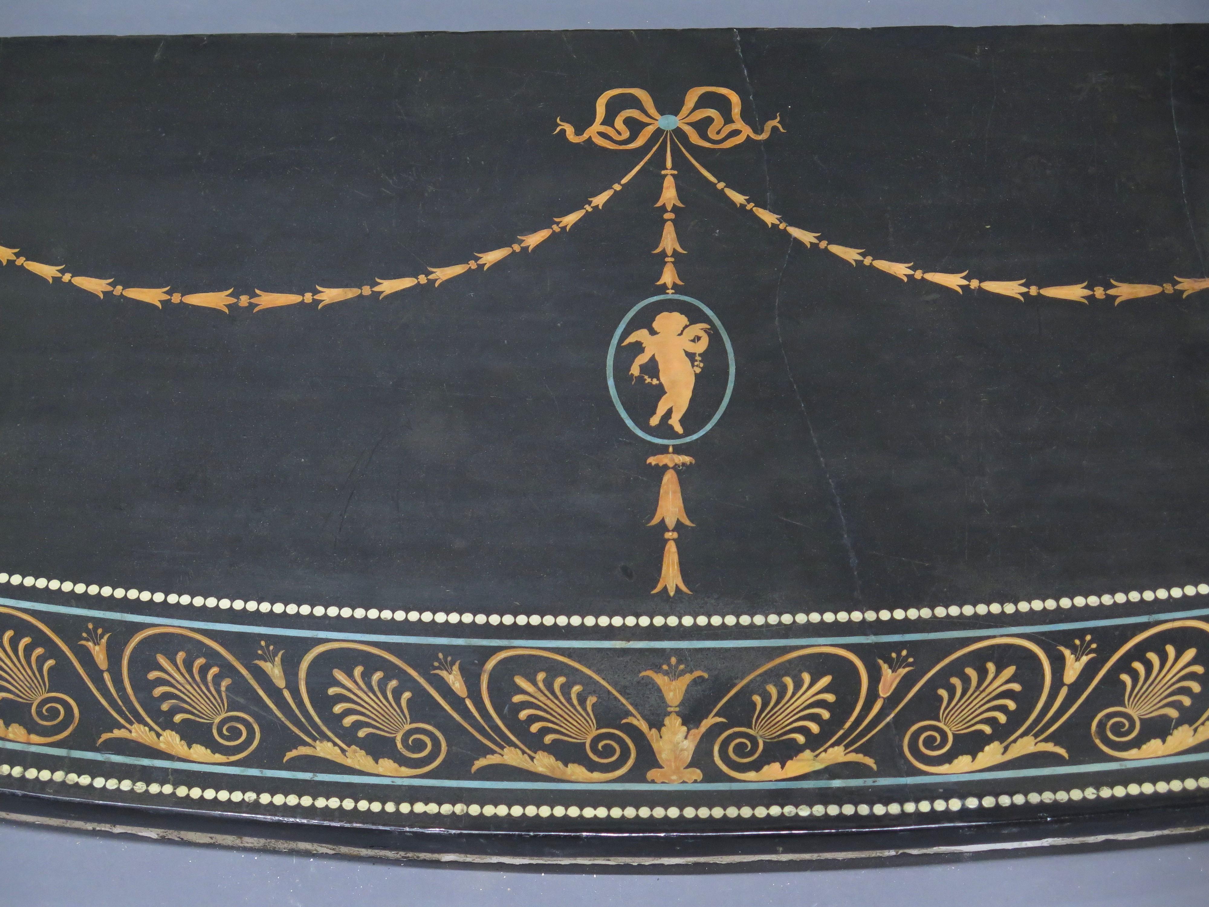 Zwei Konsolentische aus vergoldetem Holz im Adam-Stil aus der George-III-Periode mit Scagliola-Platten  im Angebot 2