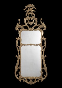 Pair of George III Giltwood Pier Glasses Attributed to John Linnell