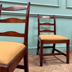 A Pair of George III Ladderback Chairs