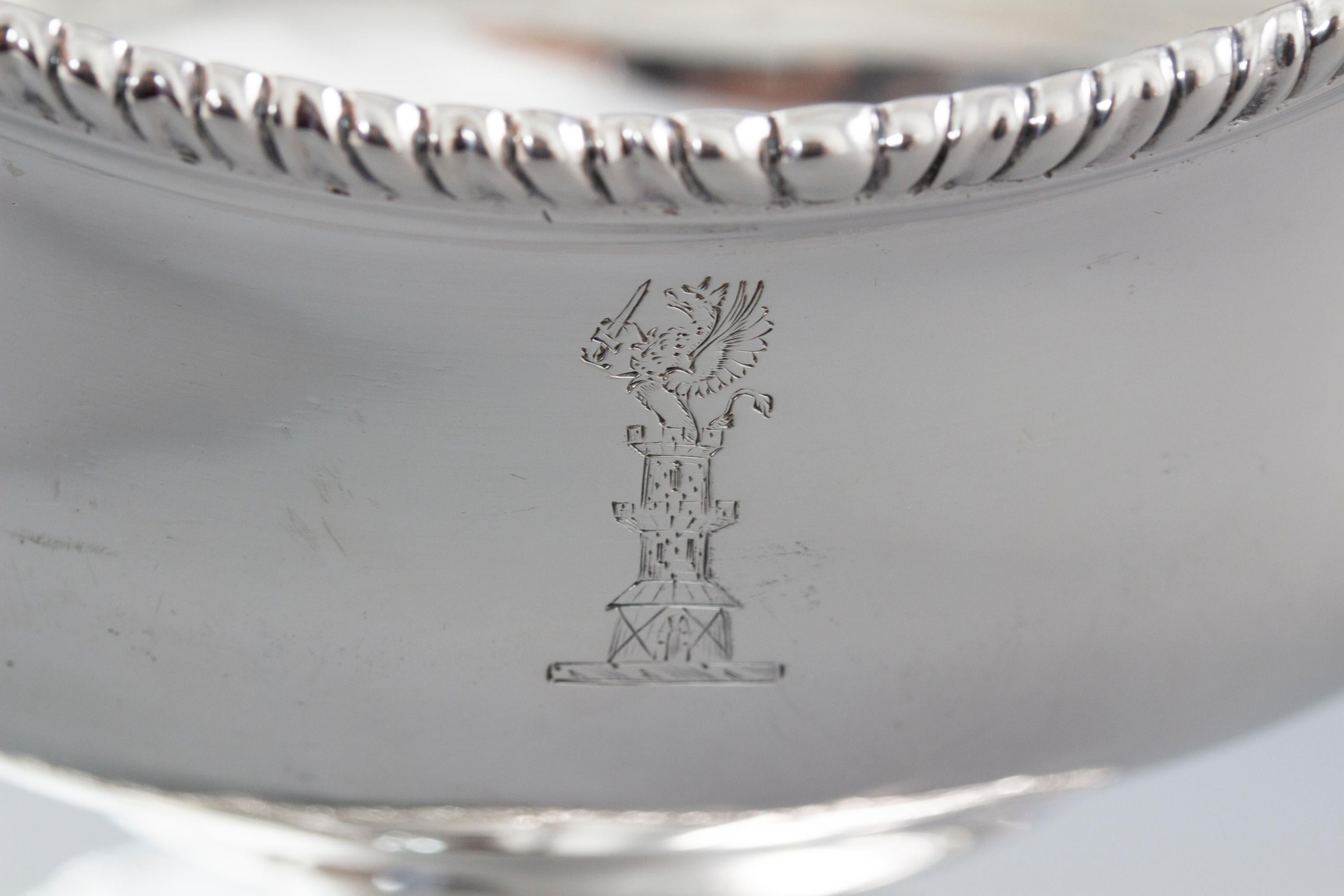 Pair of George III Silver Sauce Boats, London, 1761 12