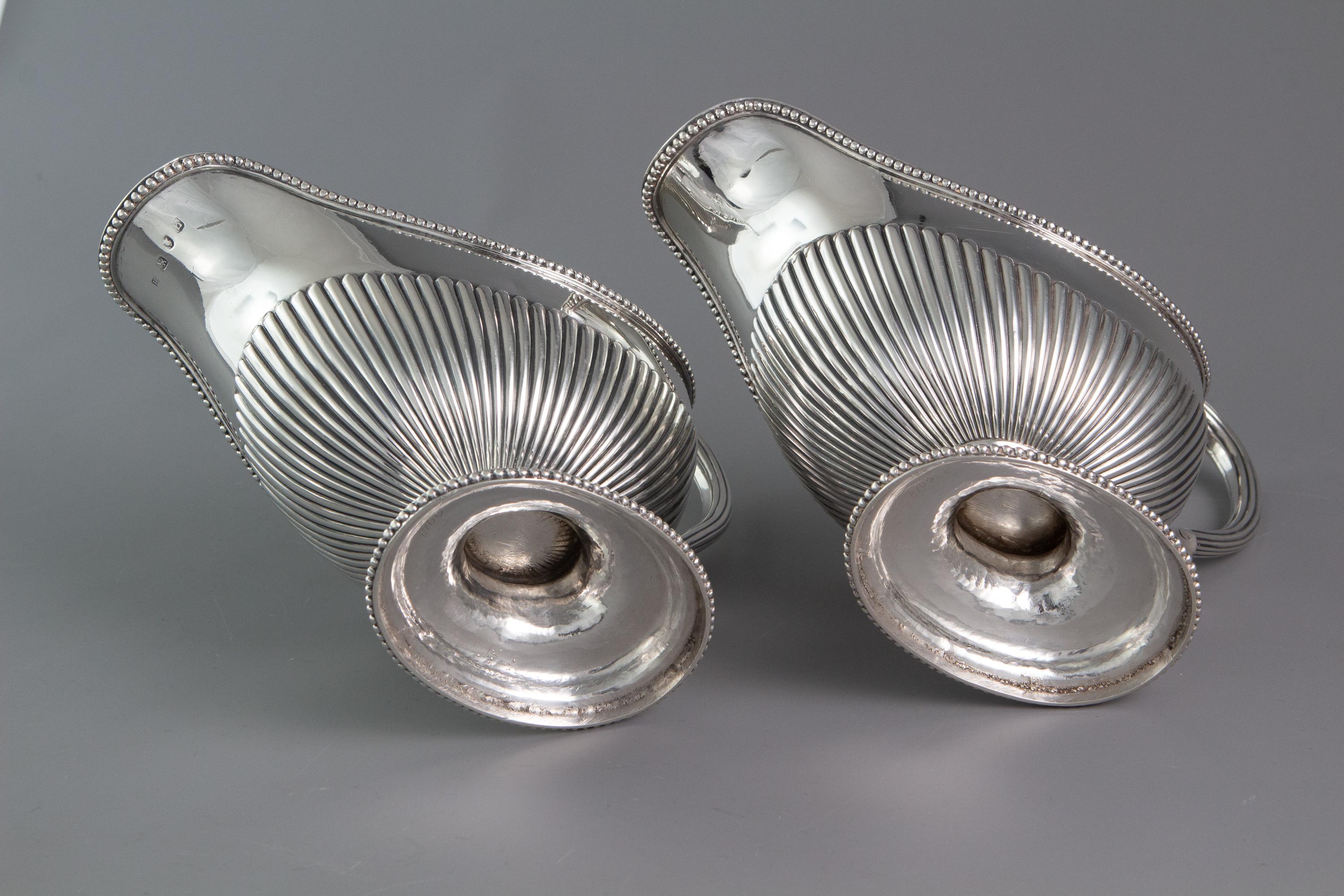 Pair of George III Silver Sauce Boats, London, 1777 1