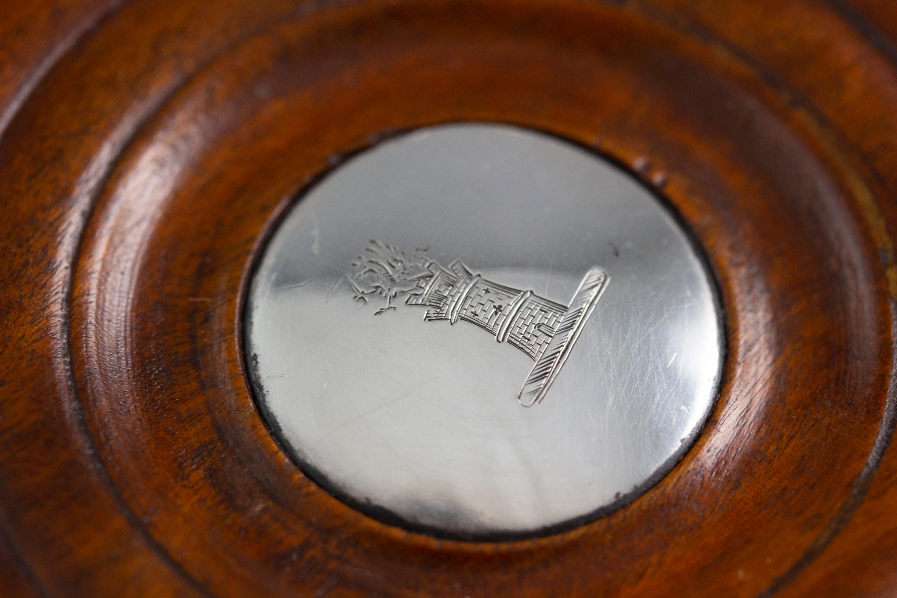 Pair of George III Silver Wine Coasters Sheffield, 1818 6