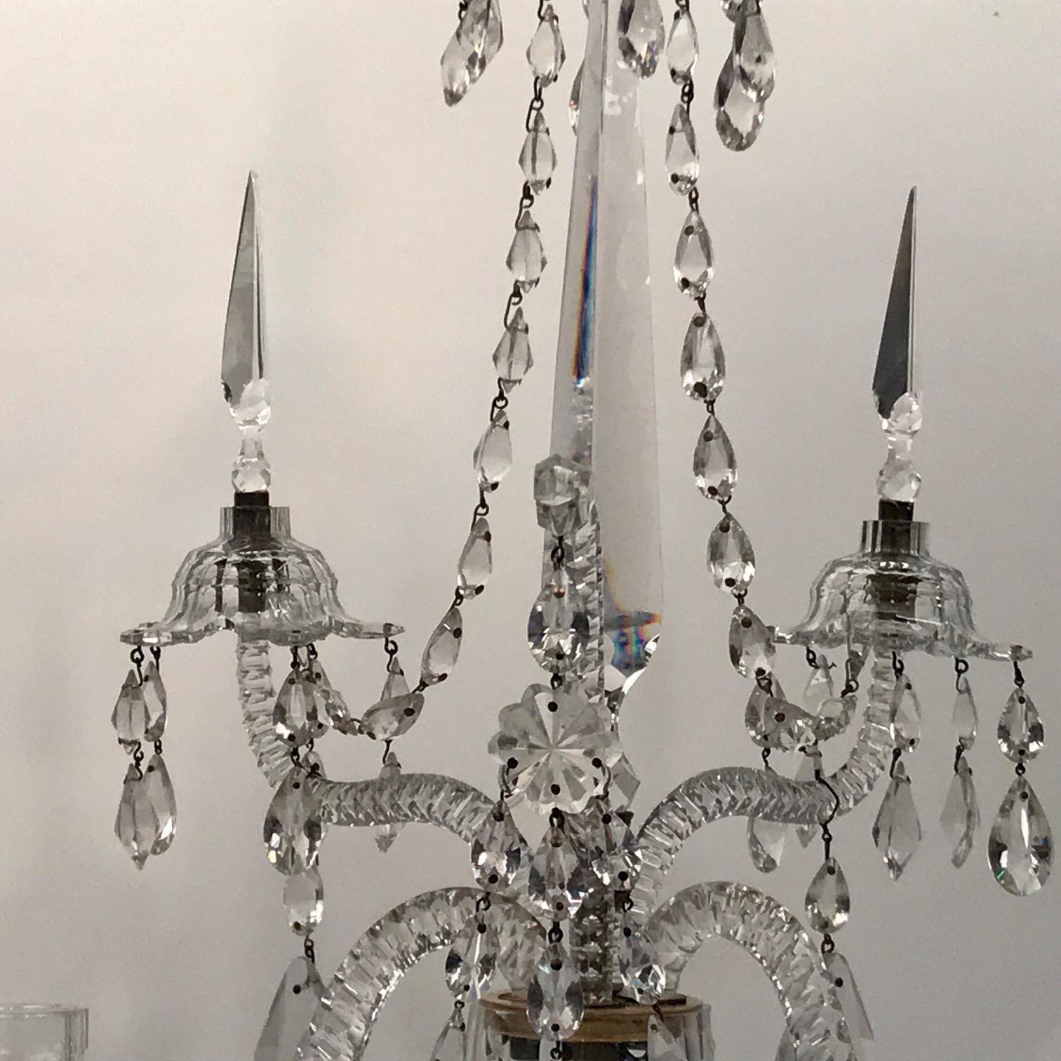 XVIIIe siècle Paire de candélabres anglais d'époque George III par William Parker, en vente