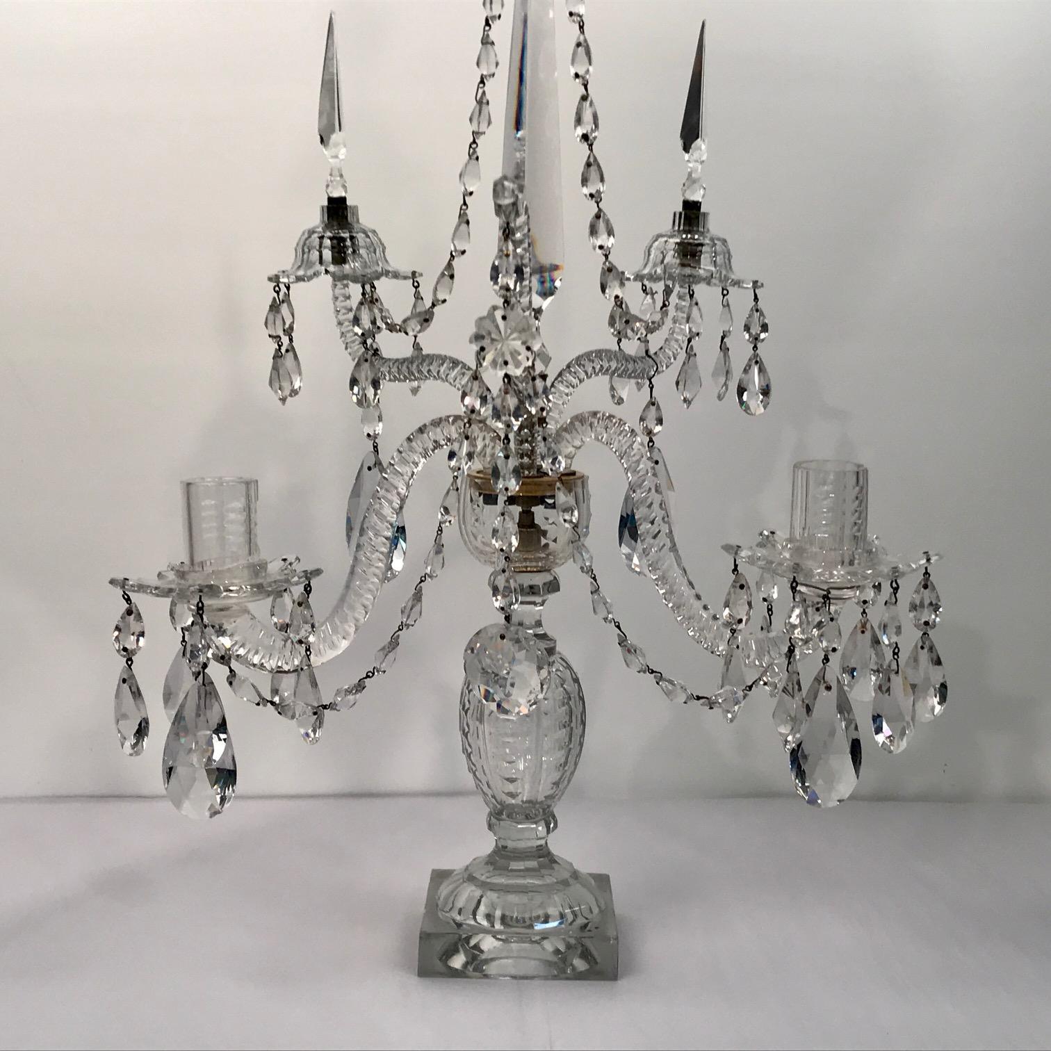 English George III Period Pair of Candelabra by William Parker, For Sale 1
