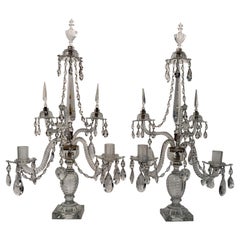 English George III Period Pair of Candelabra by William Parker,