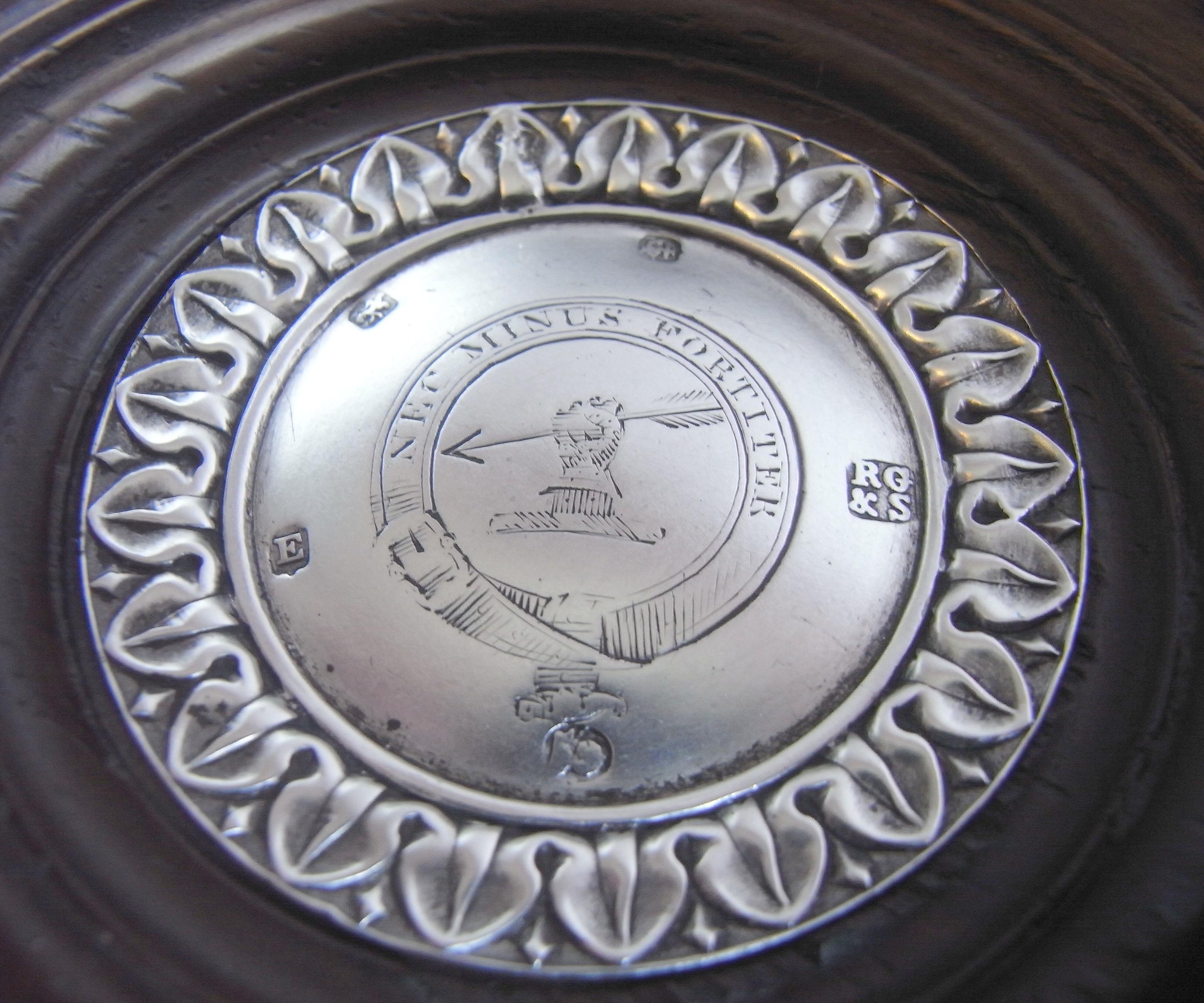 Scottish Pair of George iv Magnum Wine Coasters, Glasgow, 1823, Robert Gray & Son