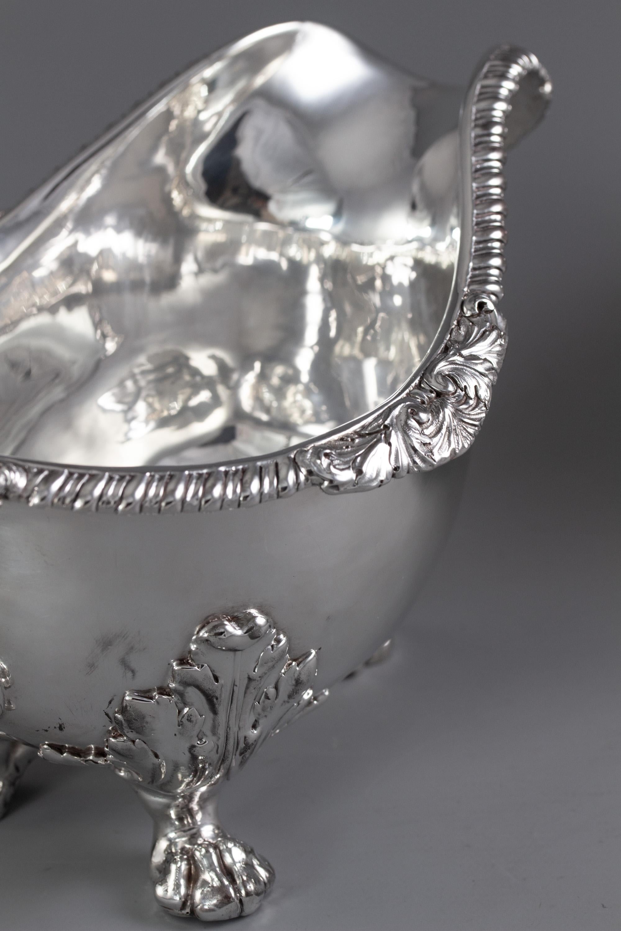 Pair of George IV Silver Sauce Boats, London 1820 by Paul Storr 1