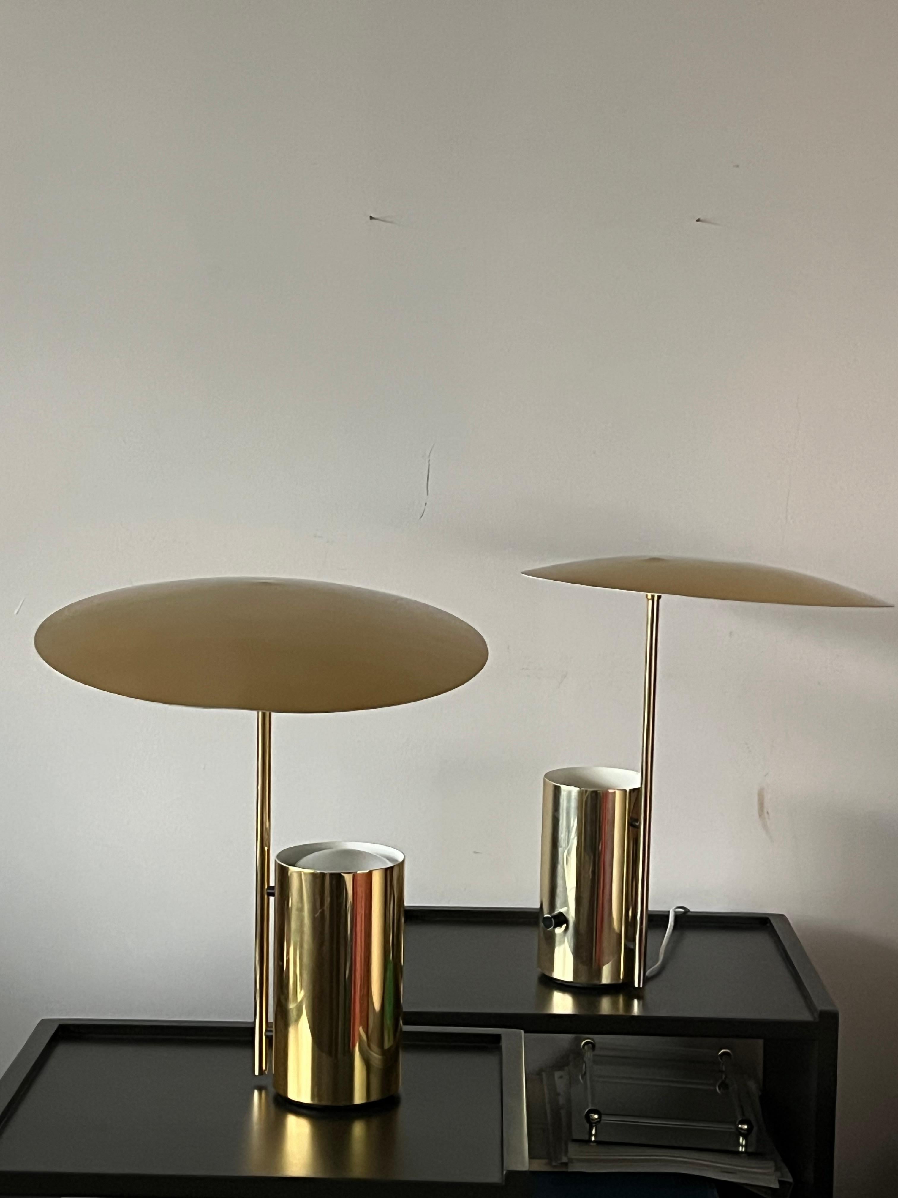 A Pair Of George Nelson Half Lamps for Koch Lowy For Sale 7