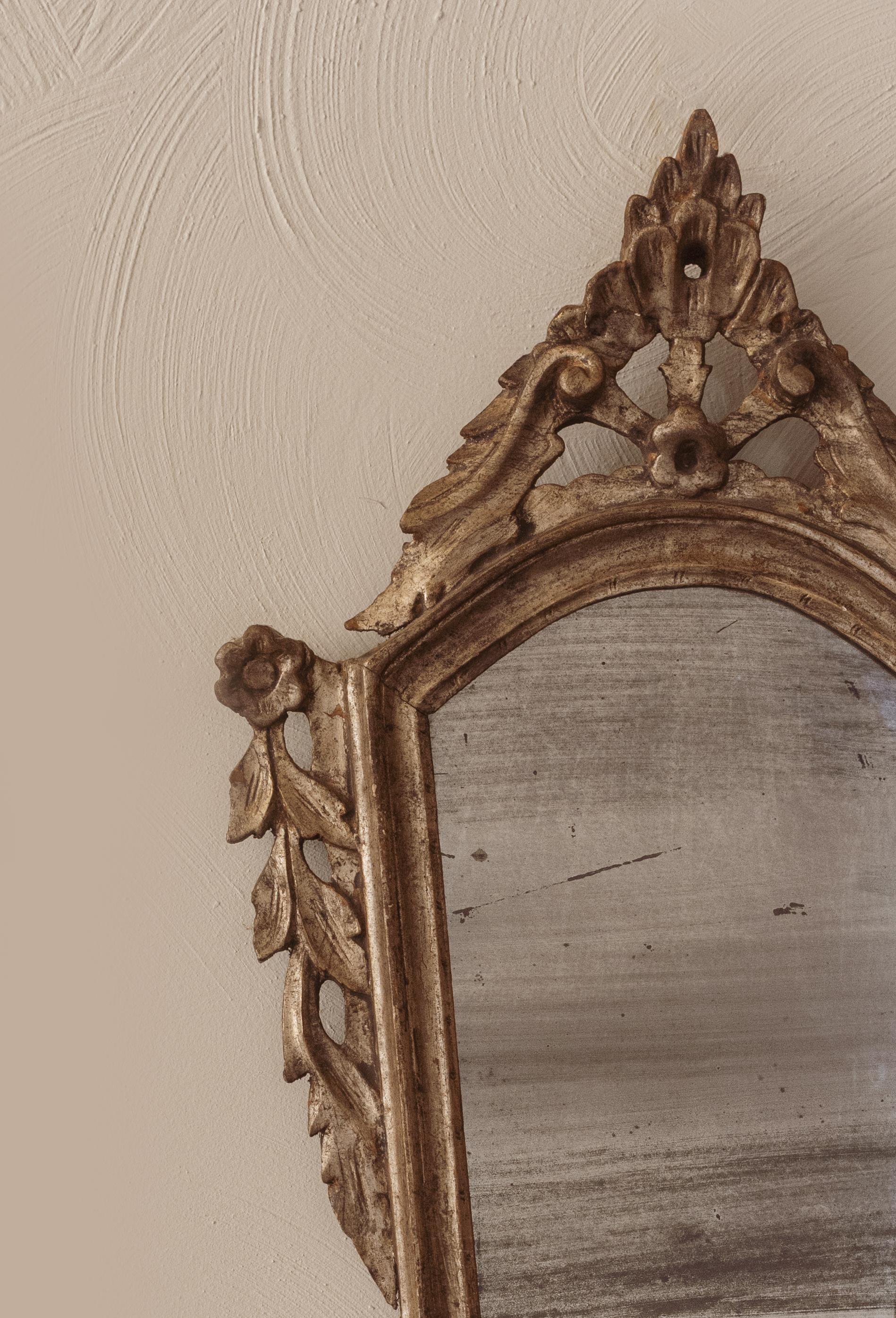 Rococo A Pair of Georgian Silvered Mirrors For Sale
