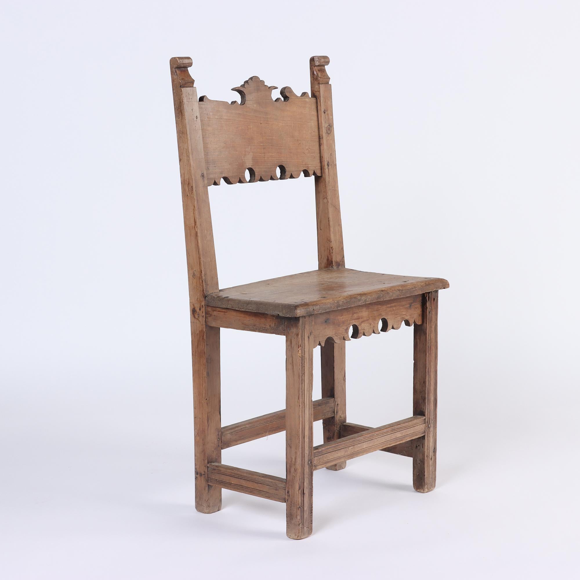Pair of German Walnut Chairs, 19th Century 1
