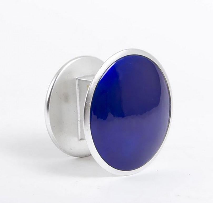 Two Giant Enameled Door Handles by Hagenauer Workshop Austria, circa 1960s
Original and excellent condition. New oldstock