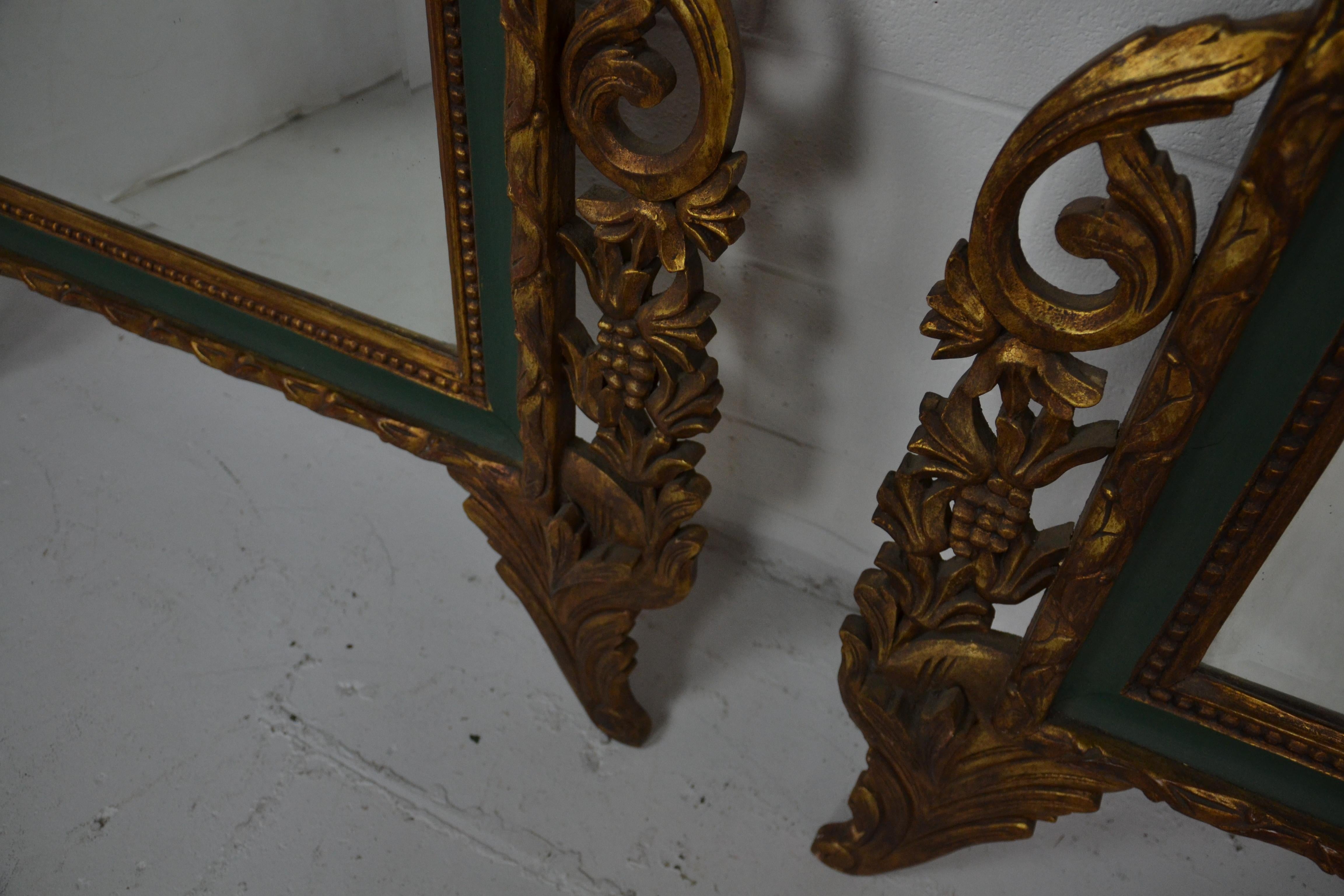 20th Century Pair of Over Size Italian Wall Mirror