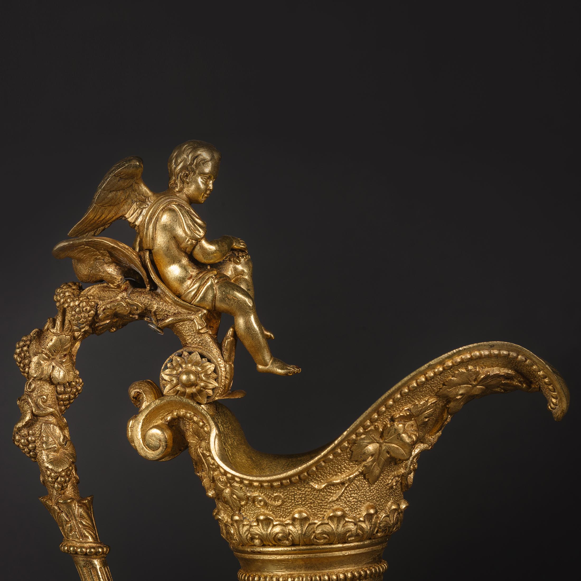 Paar Würfel aus vergoldeter und patinierter Bronze von Maison Giroux (Französisch) im Angebot
