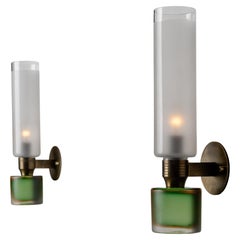 Pair of Glass Sconces by Paolo Venini for Venini
