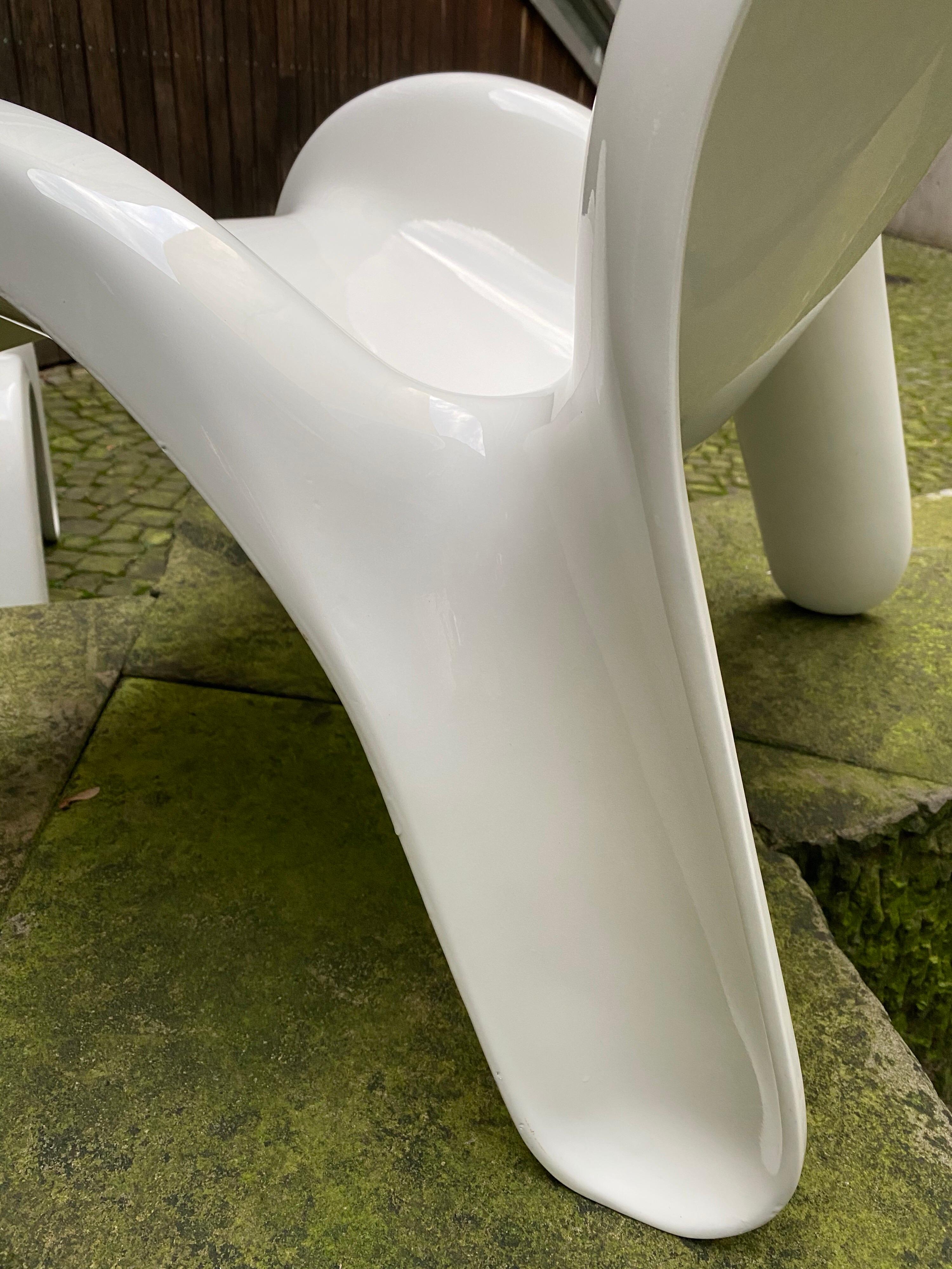 Paire de chaises longues de style GN2 Peter Ghyczy pour Reuter, Form+Life Collection 11