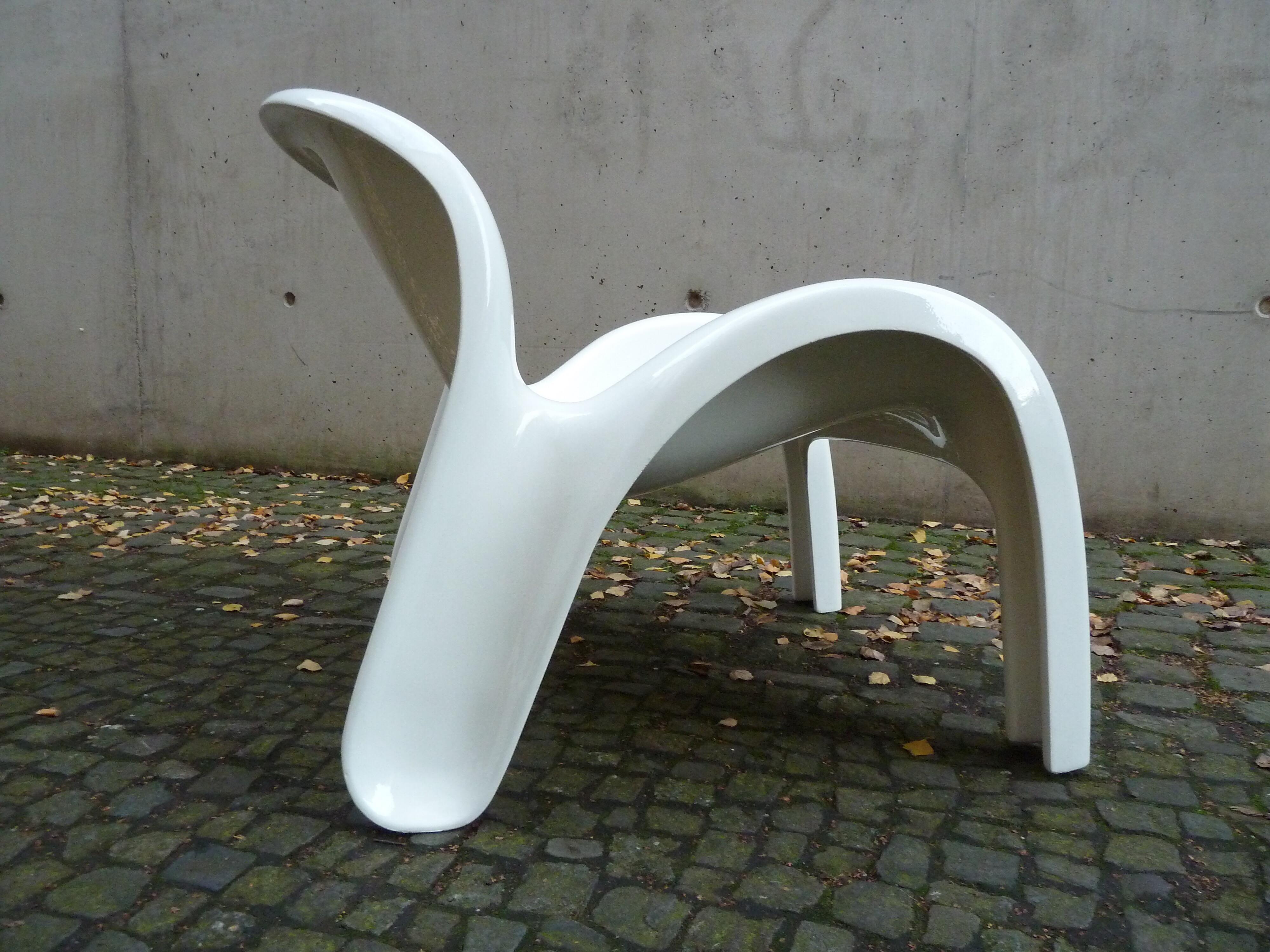 Allemand Paire de chaises longues de style GN2 Peter Ghyczy pour Reuter, Form+Life Collection