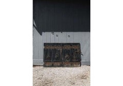 A Pair Of Gothic Cast Iron Doors