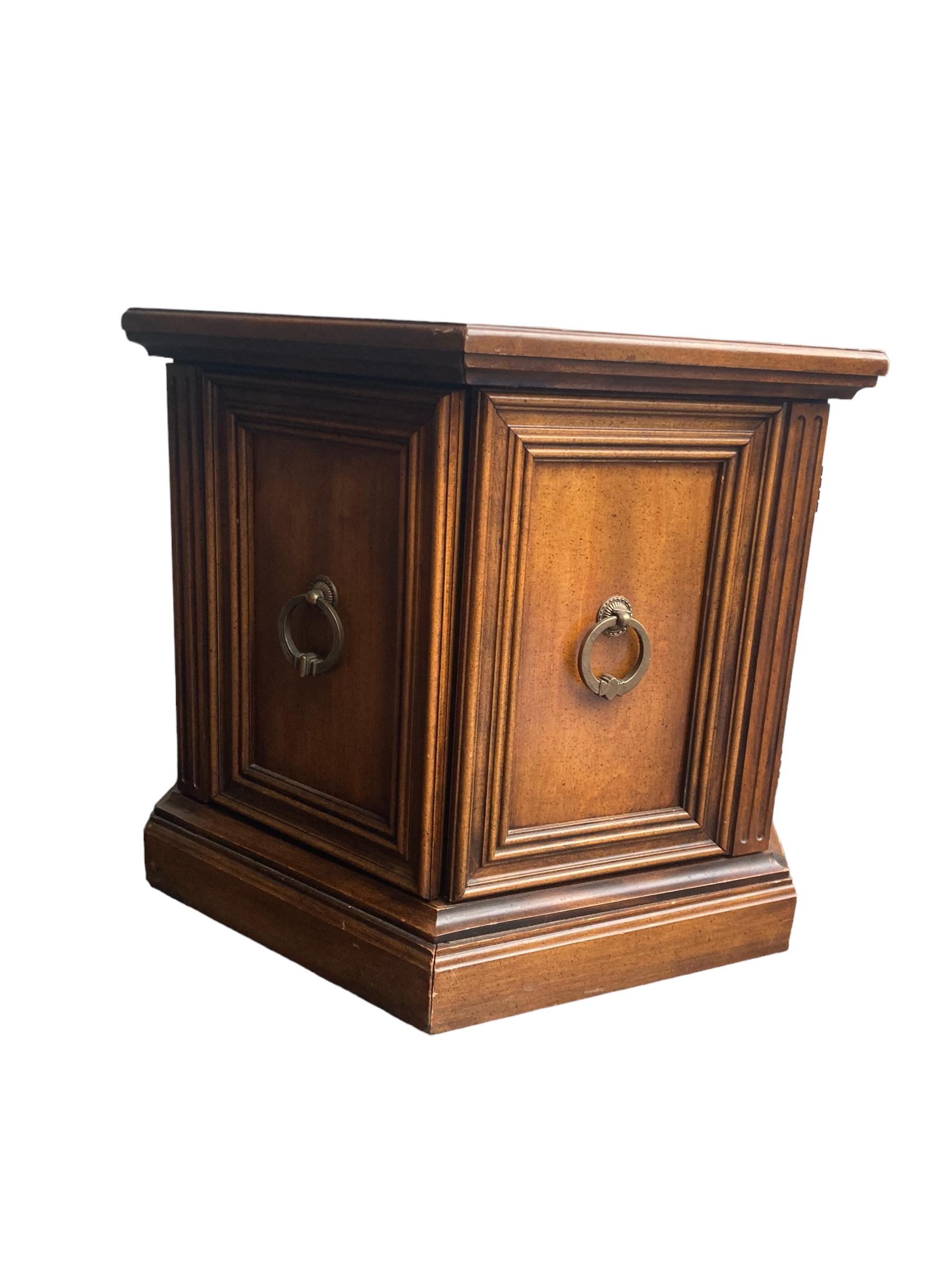 A Pair of Gothic Style Oak Hexagonal Side Tables 9