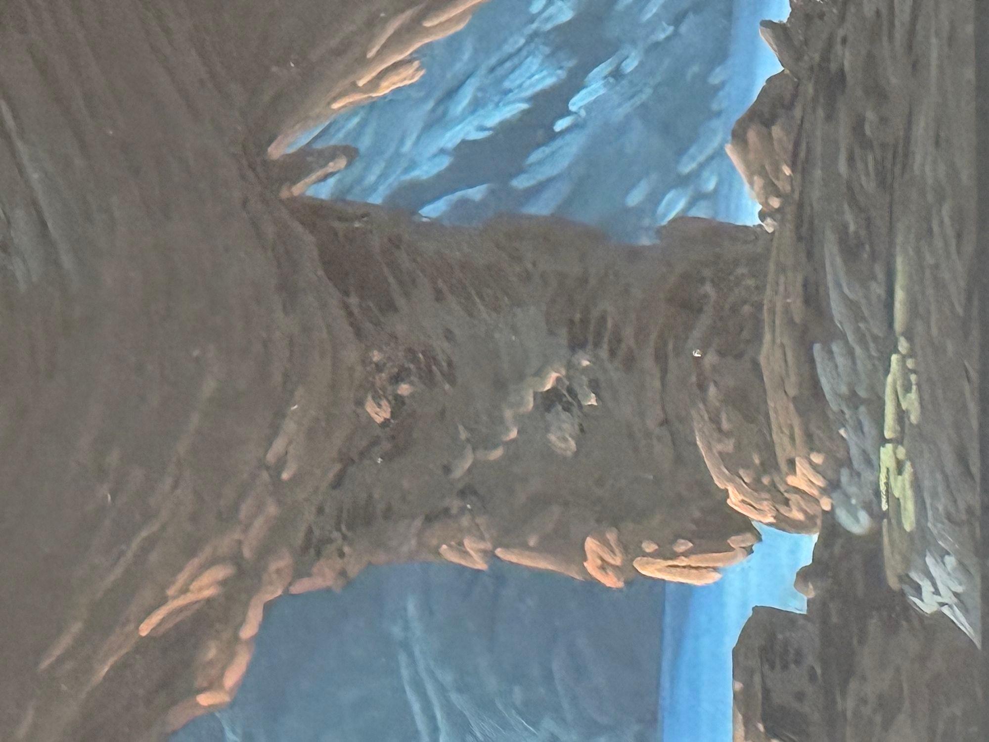 Papier Paire de gouaches représentant le Grotto bleu en vente