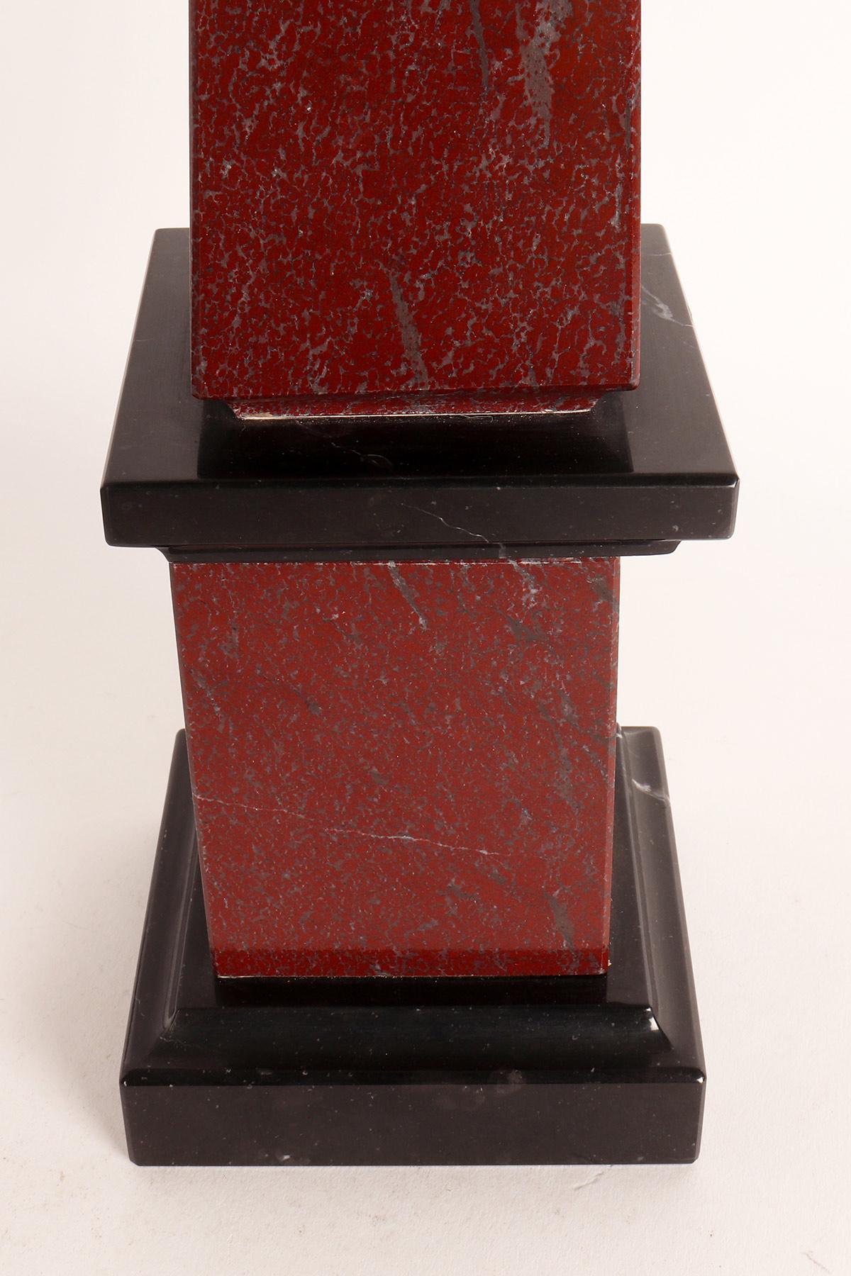 A pair of Grand Tour obelisks, Italy second half of 19th century. For Sale 4