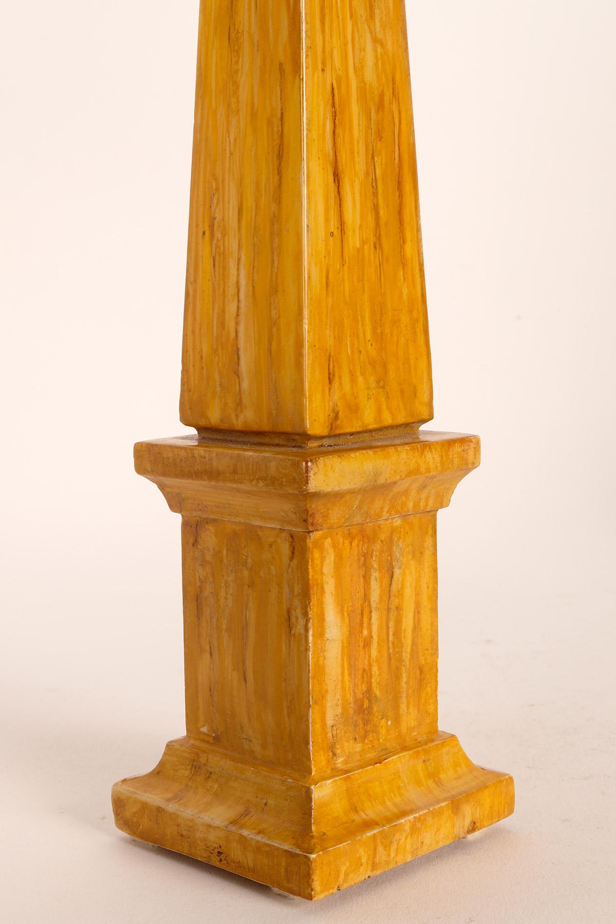 Pair of Grand Tour Obelisks, Italy Second Half of 19th Century For Sale 1