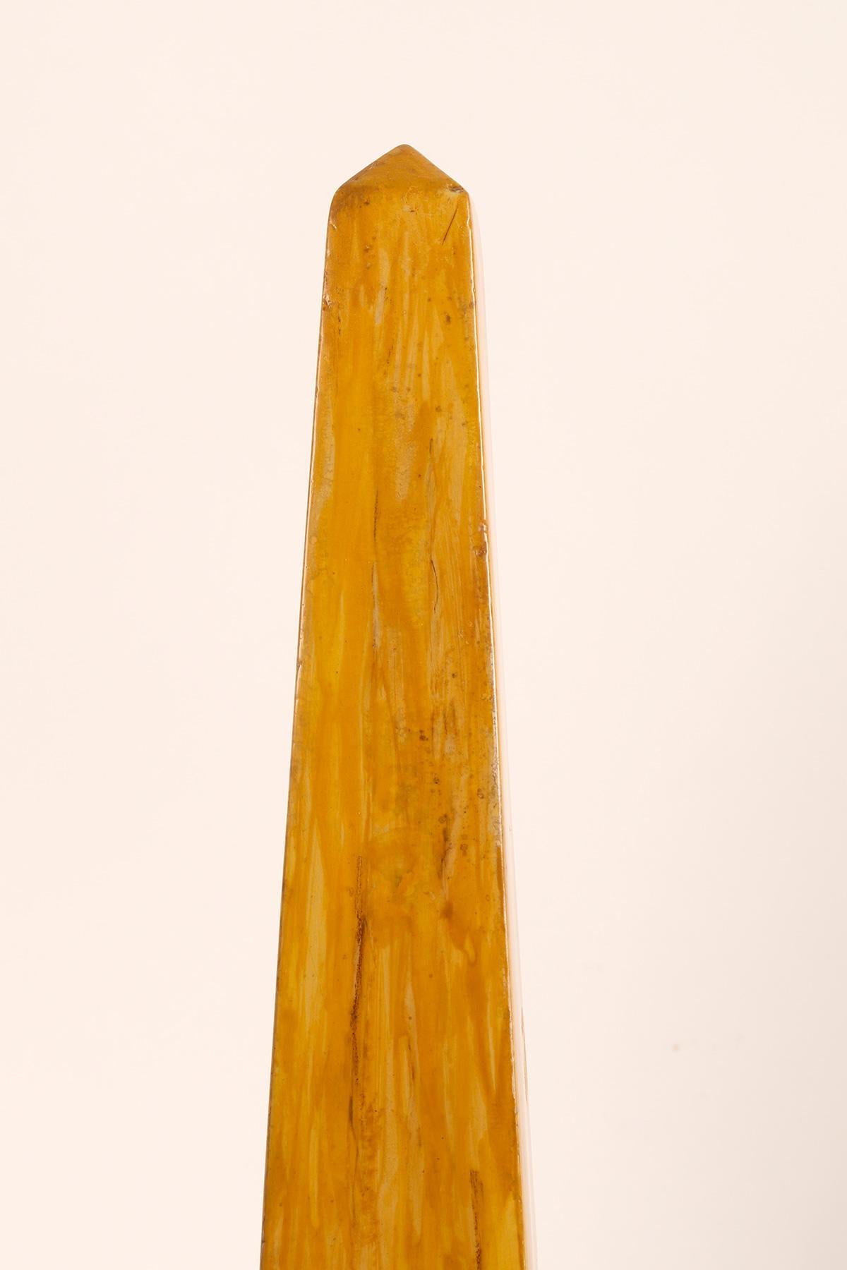 A pair of Grand Tour obelisks, Italy second half of 19th century. For Sale 1