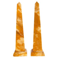 A pair of Grand Tour obelisks, Italy second half of 19th century.