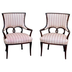 Pareja de sillones ebonizados estilo Grosfeld House