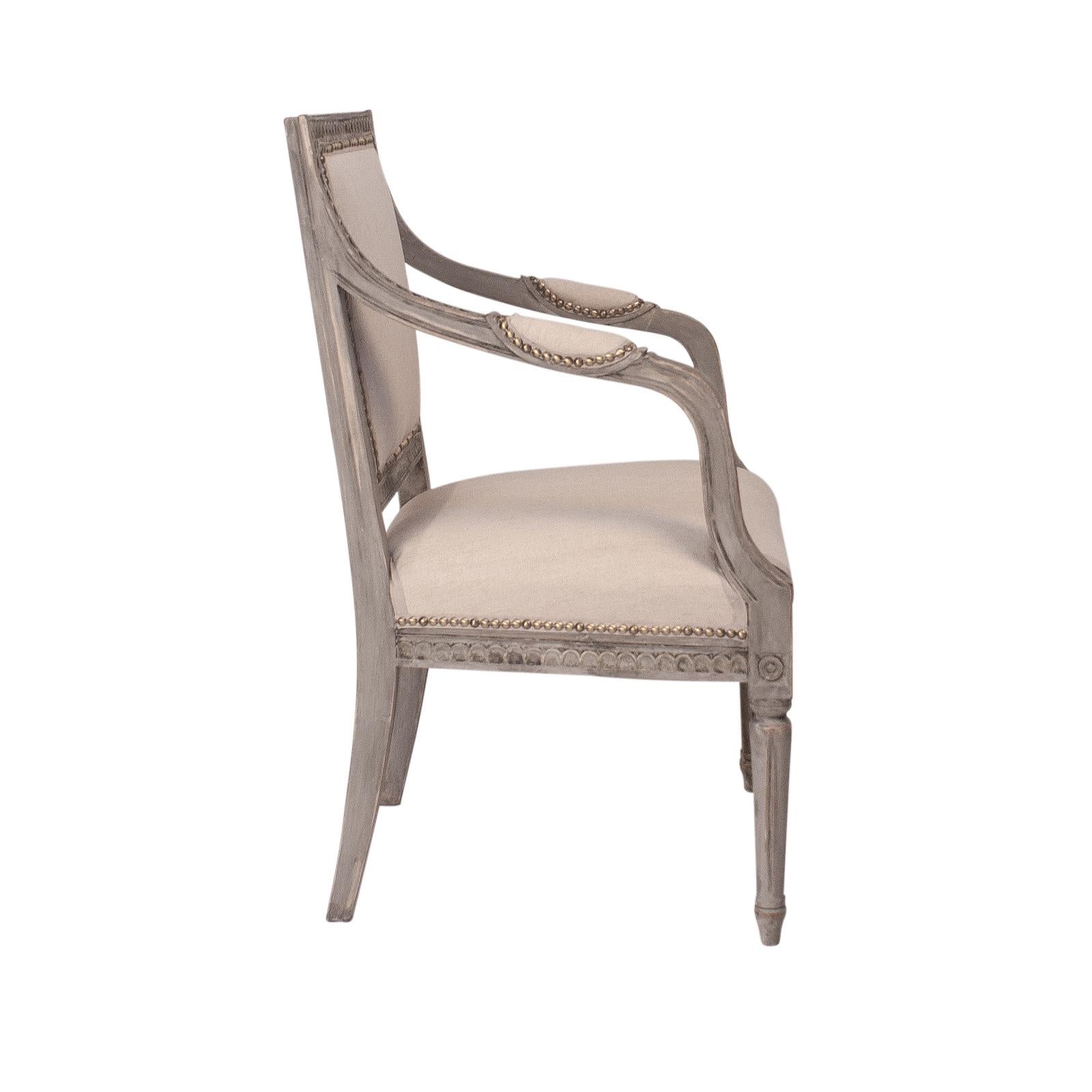 Pair of Gustavian Style Armchairs, Sweden, circa 1890 In Good Condition In San Francisco, CA