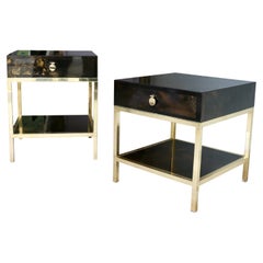 Ein Paar Guy Lefevre Sofaköpfe für JANSEN, Frankreich 70er Jahre.