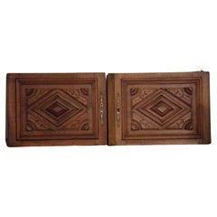 Pair of Hand Carved Doors in Walnut C1890