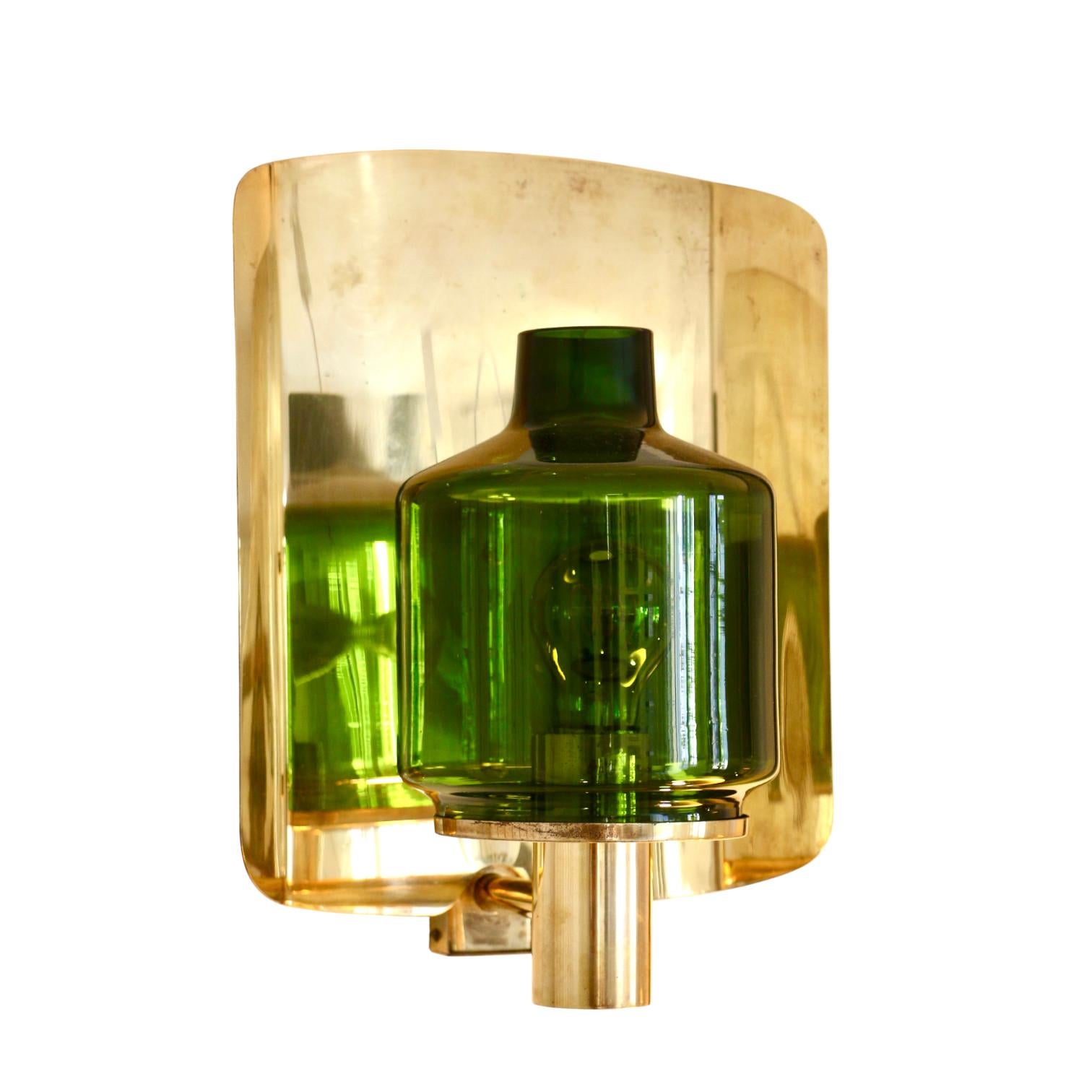 Mid-20th Century A pair of Hans Agne Jakobsson sconces, Sweden 60s. For Sale