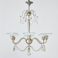 A Pair of Harald Notini Swedish Grace Chandeliers