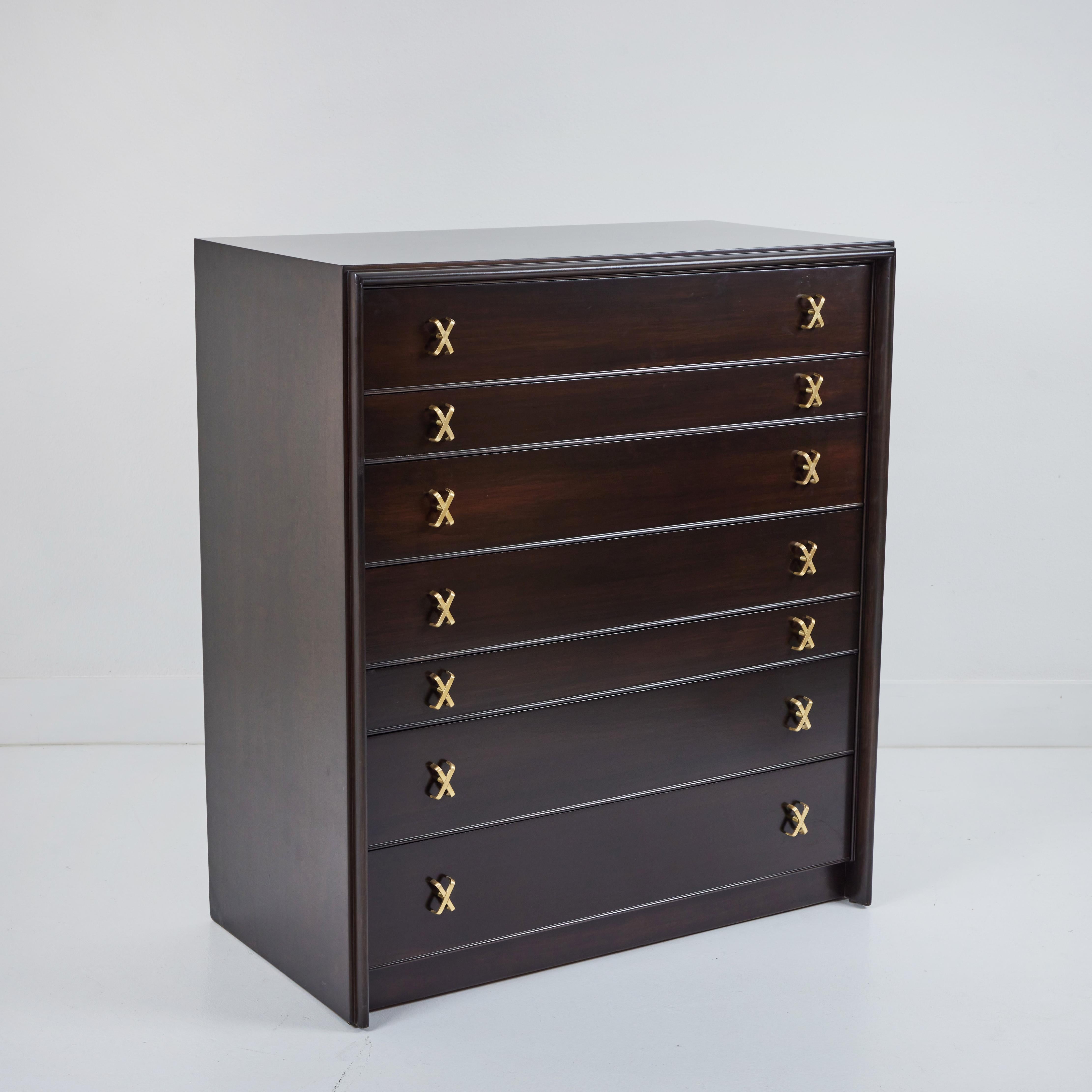 Mid-20th Century A Pair of High Chests by Paul Frankl for Johnson Furniture For Sale