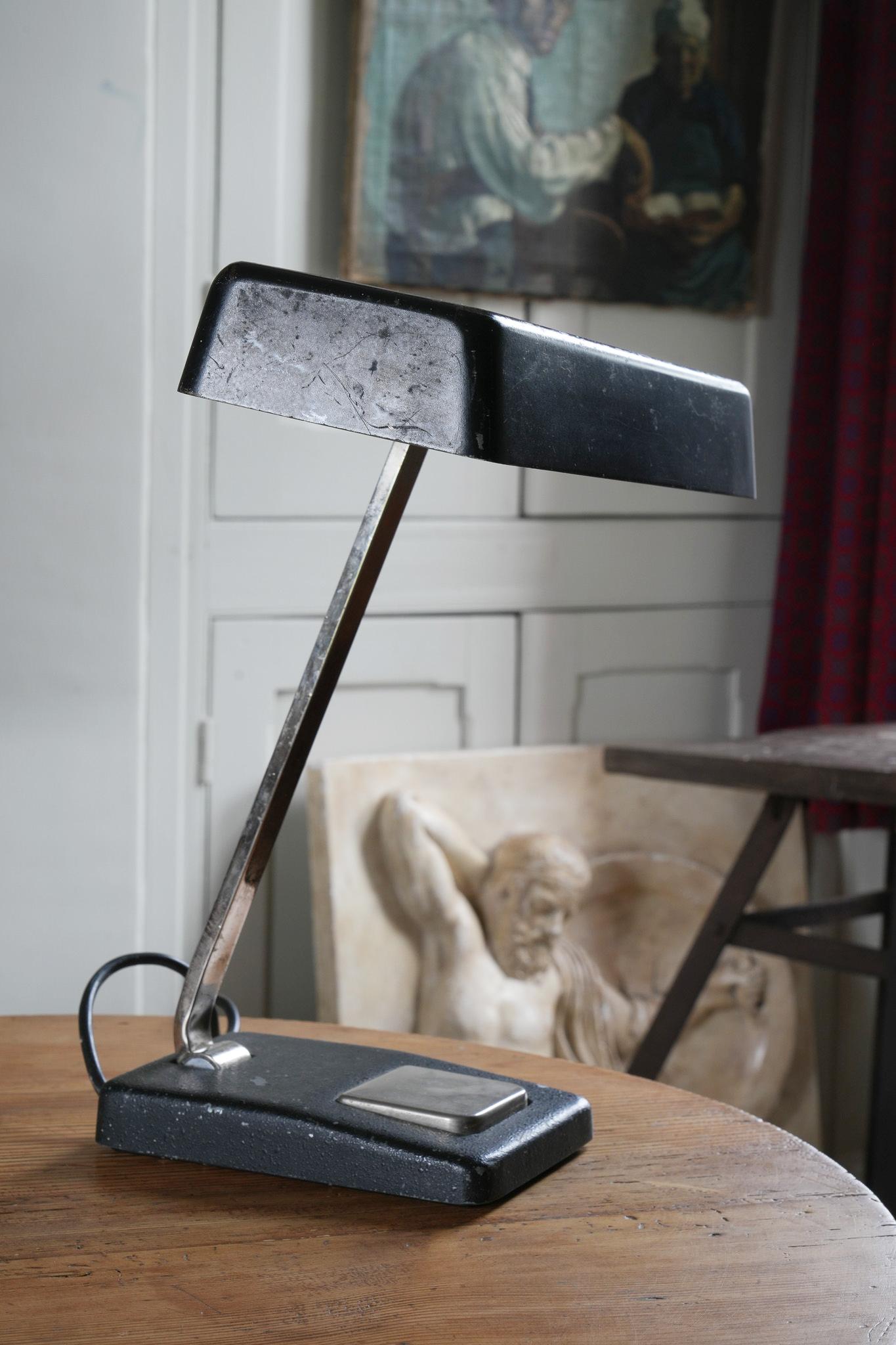 German A Pair of Hillebrand Desk Lamps For Sale